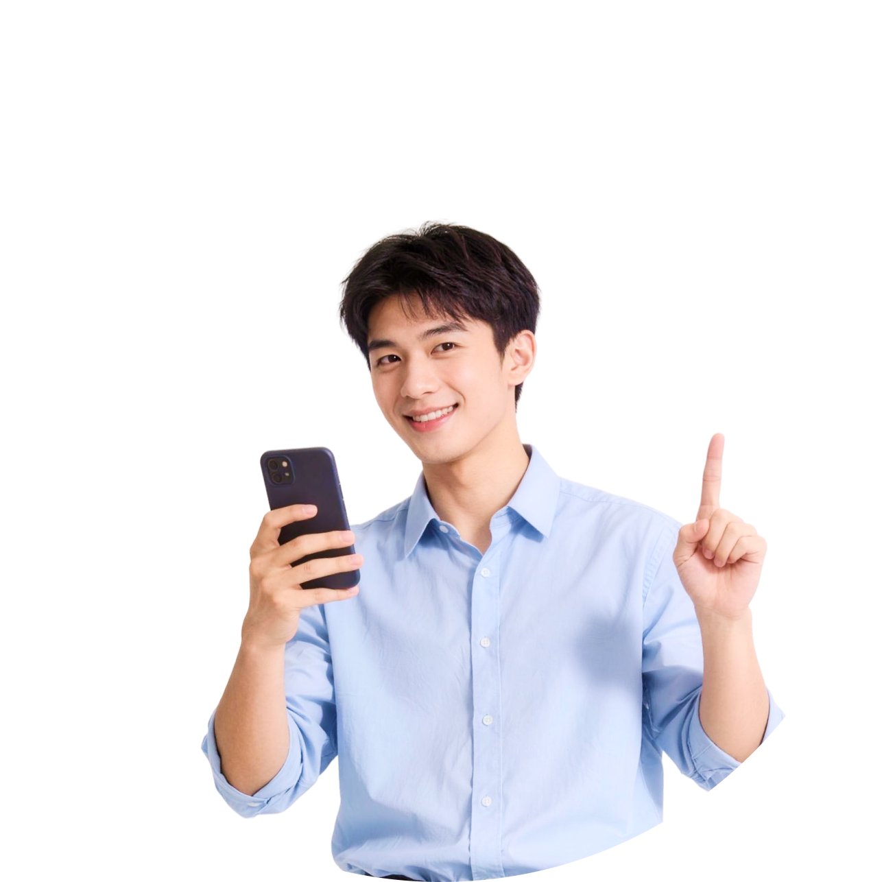 男大学生展示线上校园经营平台
